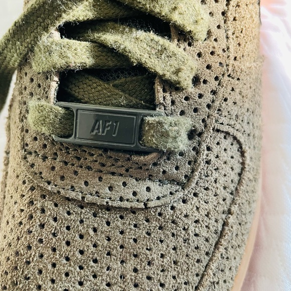 Air Force One army green women’s size 7 sample - Picture 8 of 10